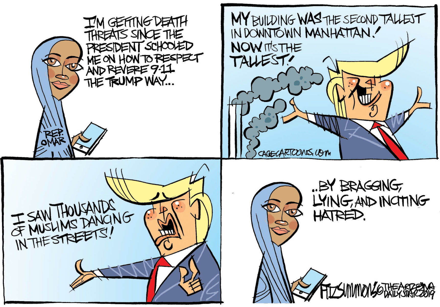 Daily Fitz Cartoon: Rep Omar